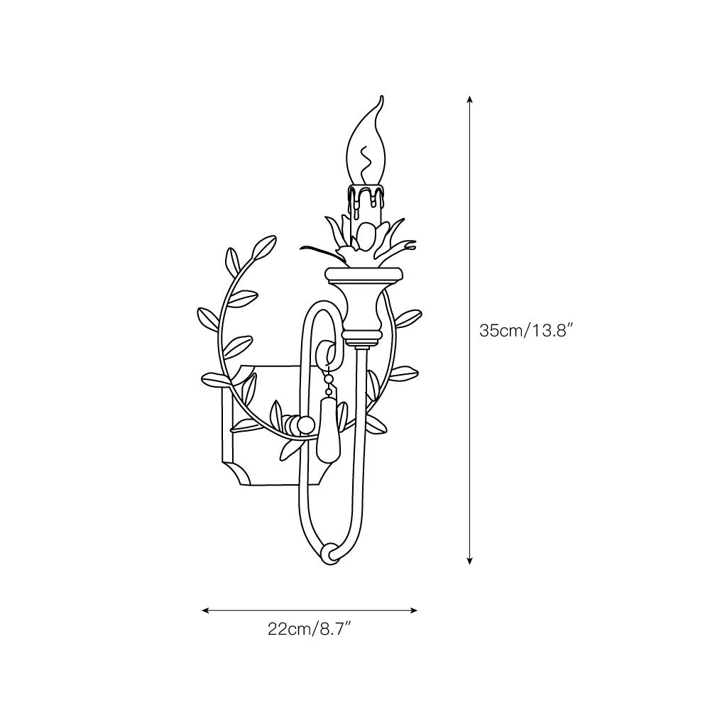 Holz Wandleuchte - Image 3