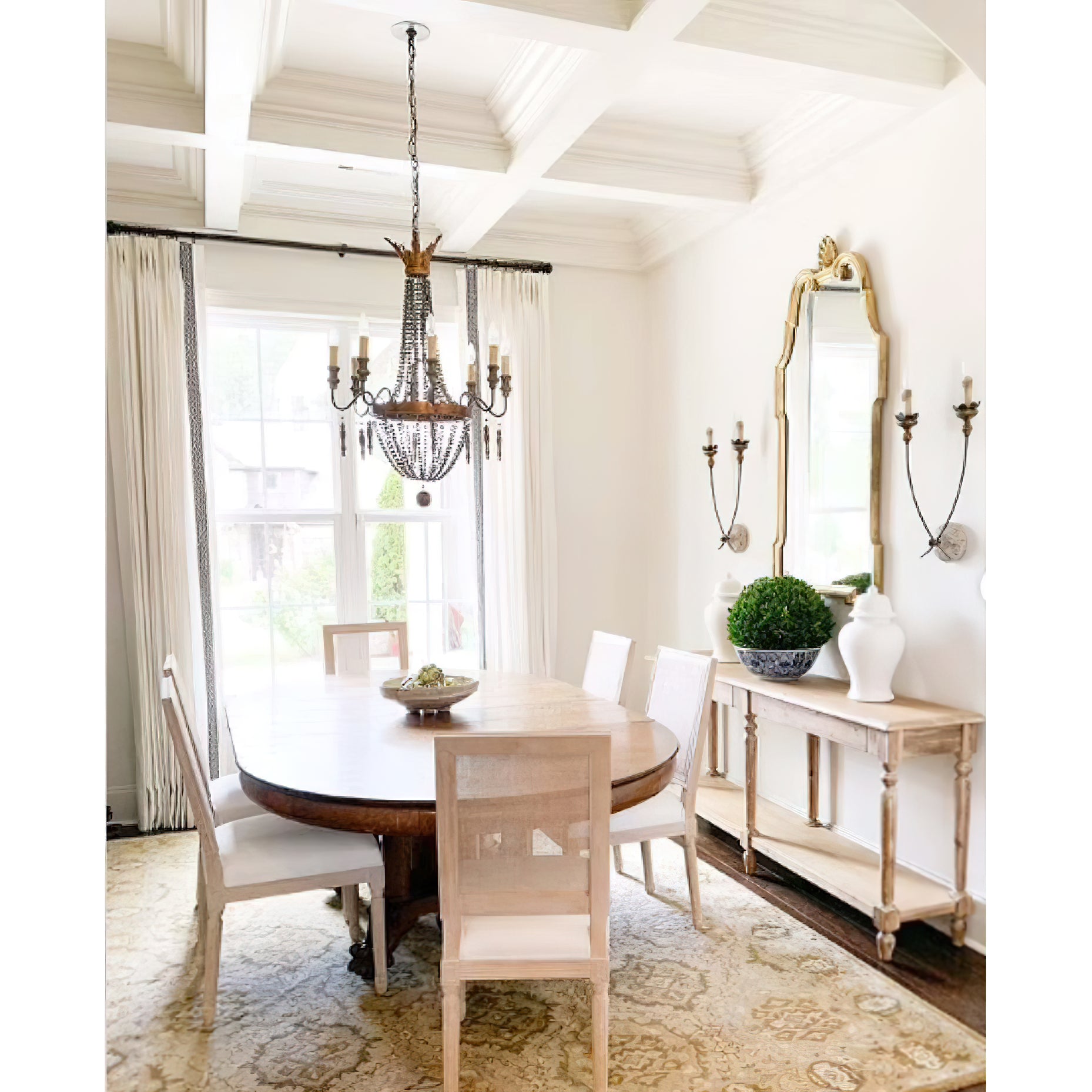 Vintage Industrie Holz Wandleuchte - Image 7