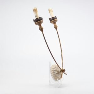 Alternative view of Vintage Industrie Holz Wandleuchte