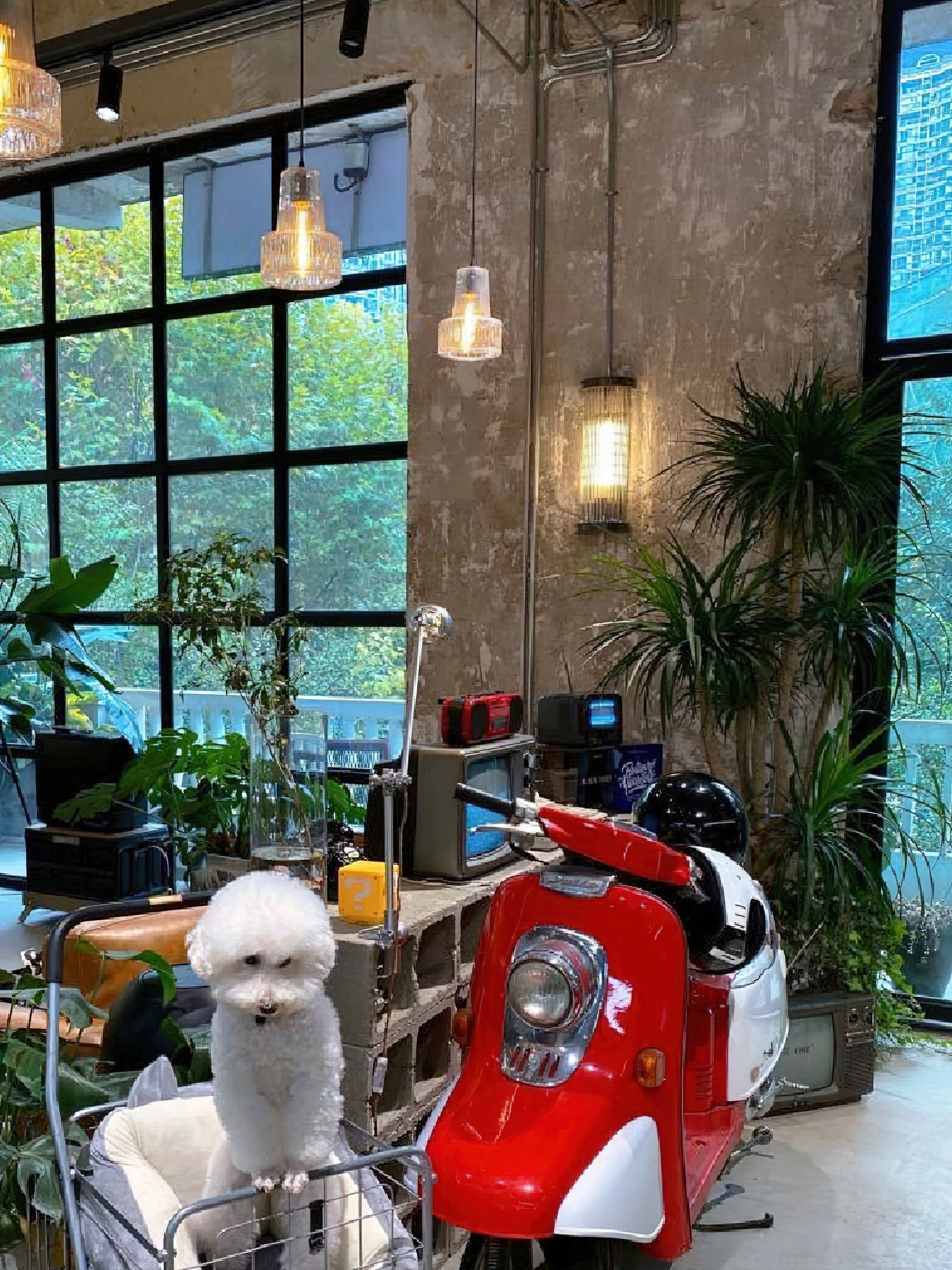 Wandleuchte Kristall Vintage Industrial - Image 14