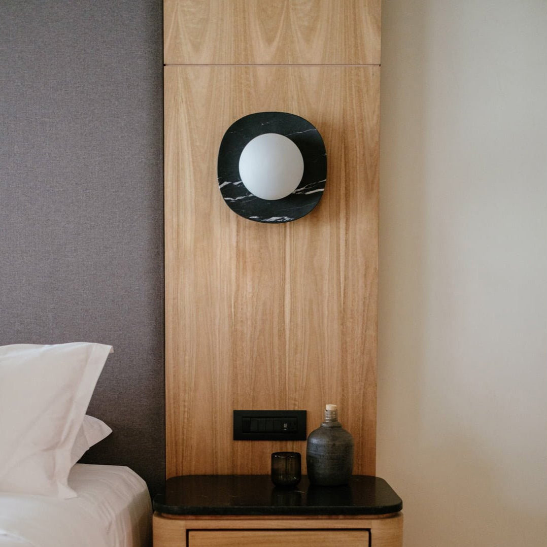 Marmor Glas Wandleuchte - Image 2