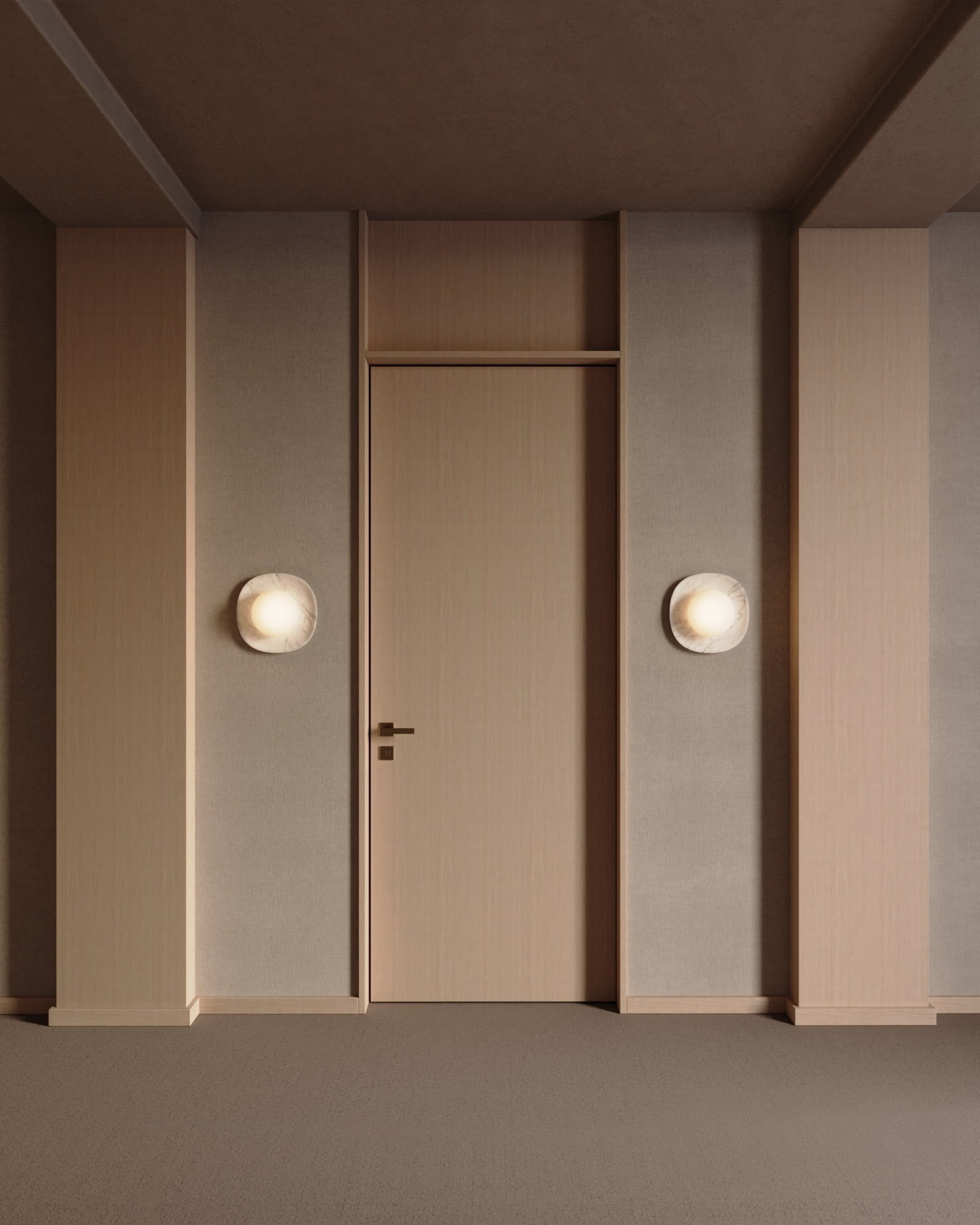 Marmor Glas Wandleuchte - Image 7