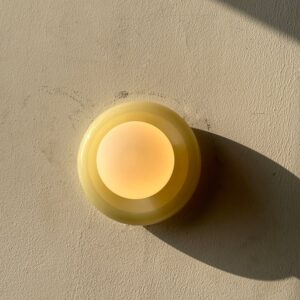 Alternative view of Jade Glas Wandleuchte