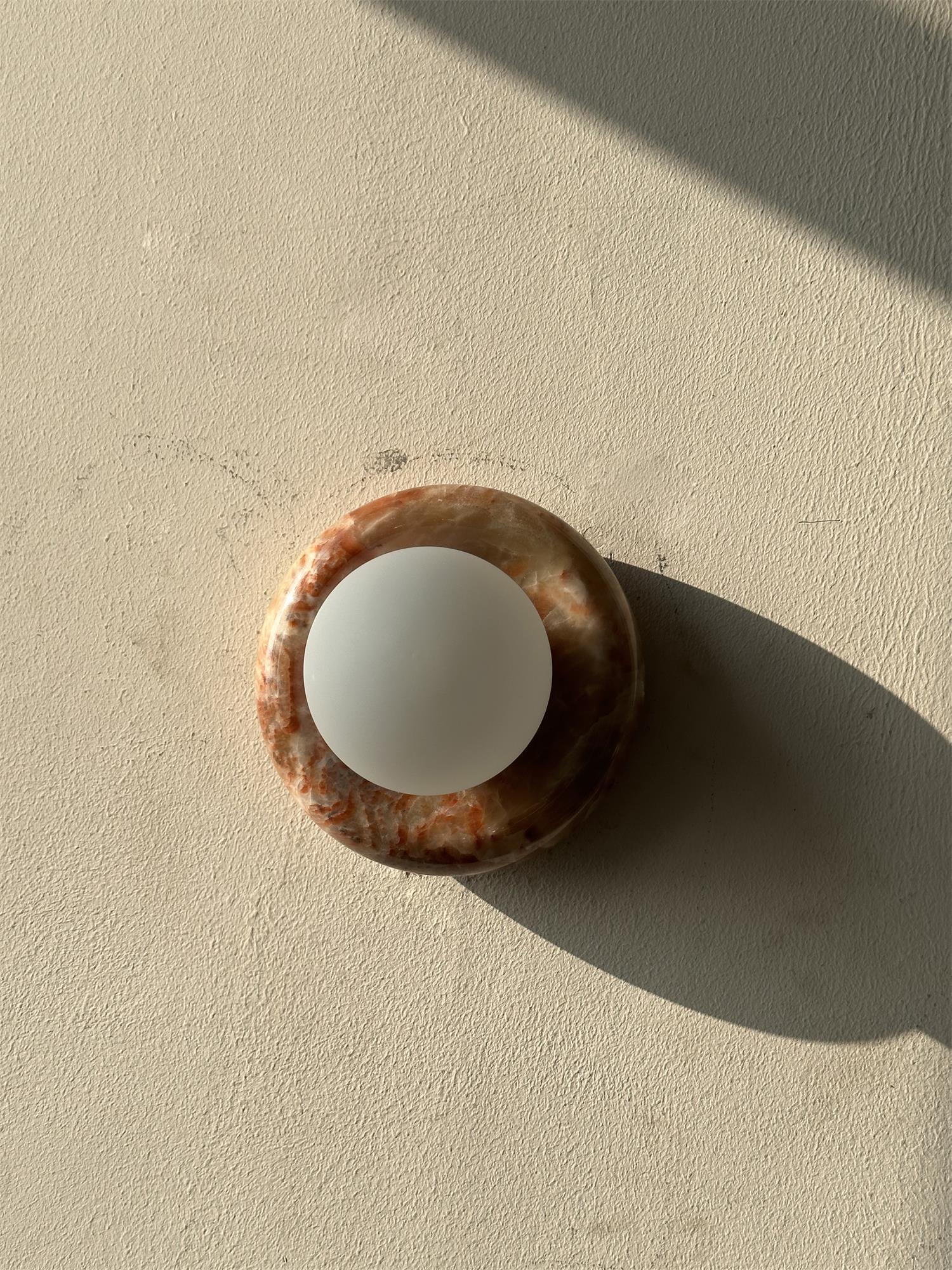 Jade Glas Wandleuchte - Image 17