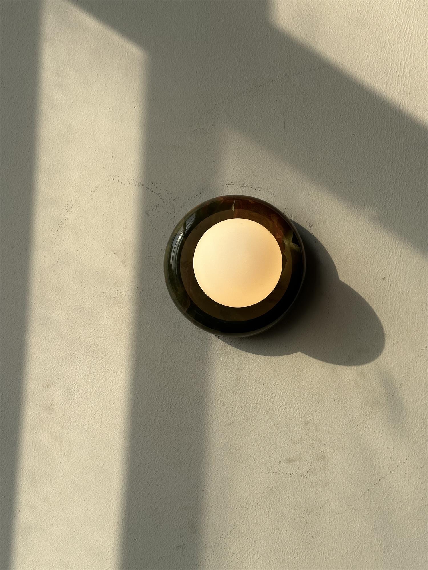 Jade Glas Wandleuchte - Image 23