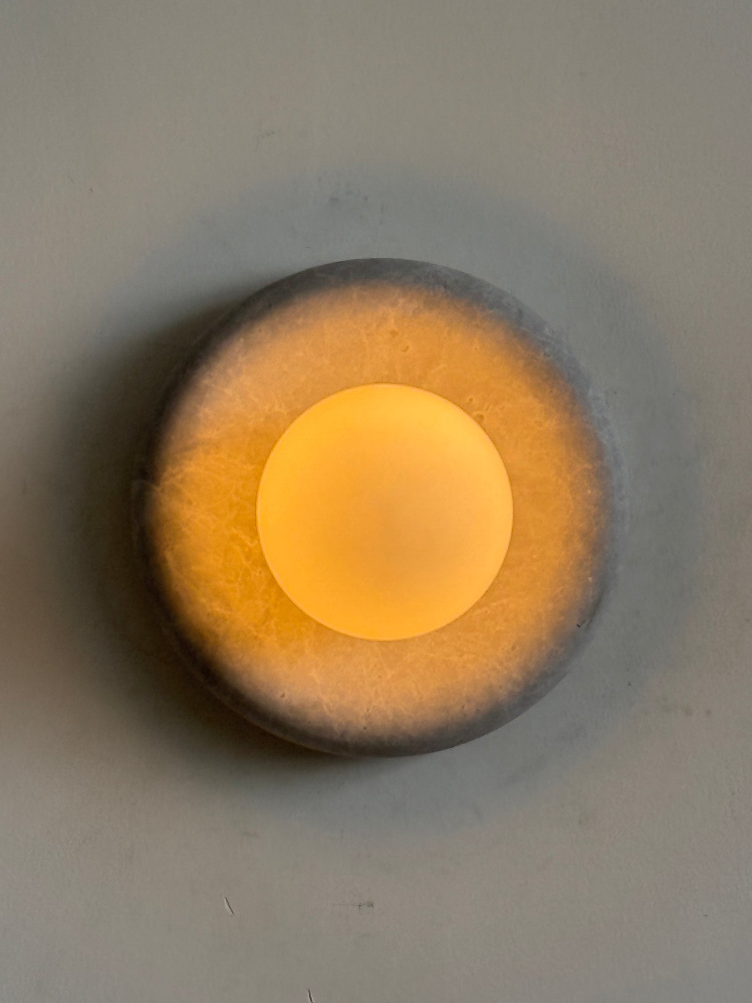 Nordische Kunst Klassisch Grau Glas Marmor Wandleuchte - Image 2