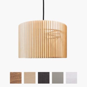 Pendelleuchte BARRIL aus Holz