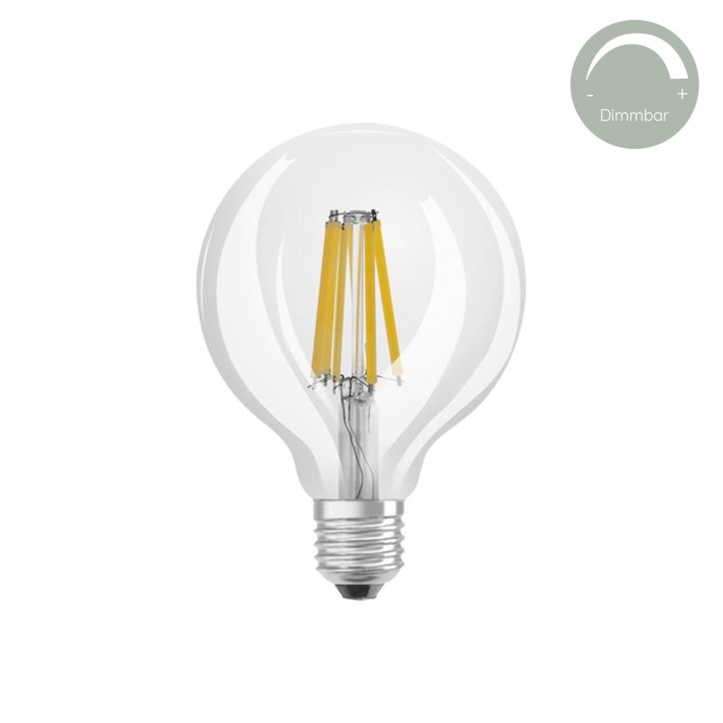 E27 LED Leuchtmittel GLOBE KLAR