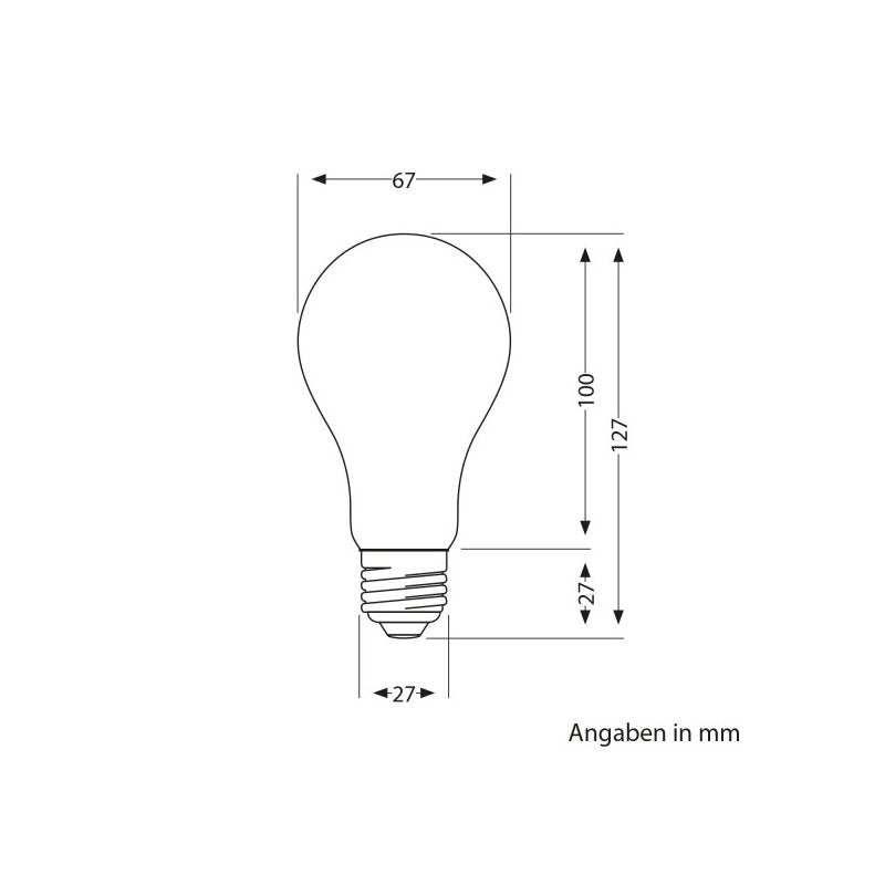 E27 LED Leuchtmittel KLAR - Image 2